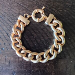 CHICOS Heavy Gold Link Bracelet